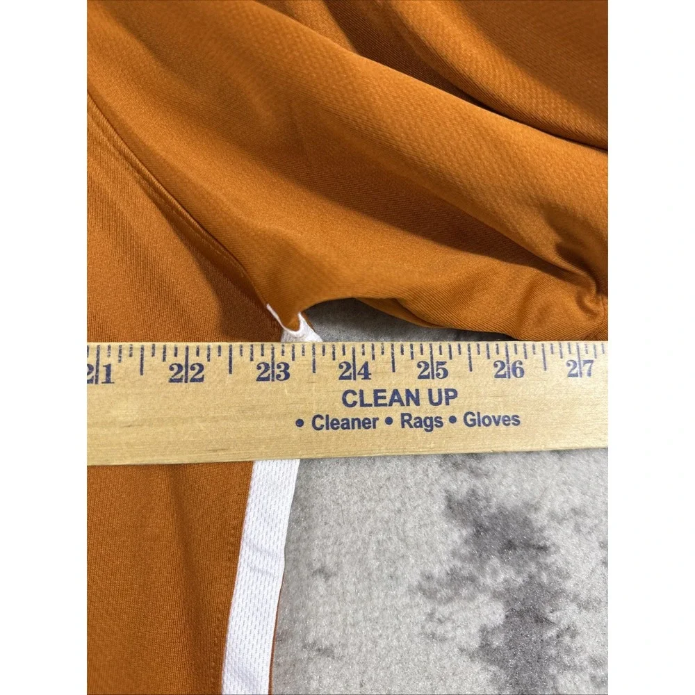 Nike Texas‎ Longhorns Polo Mens Extra Large Rust Orange Bull Stretch Performance